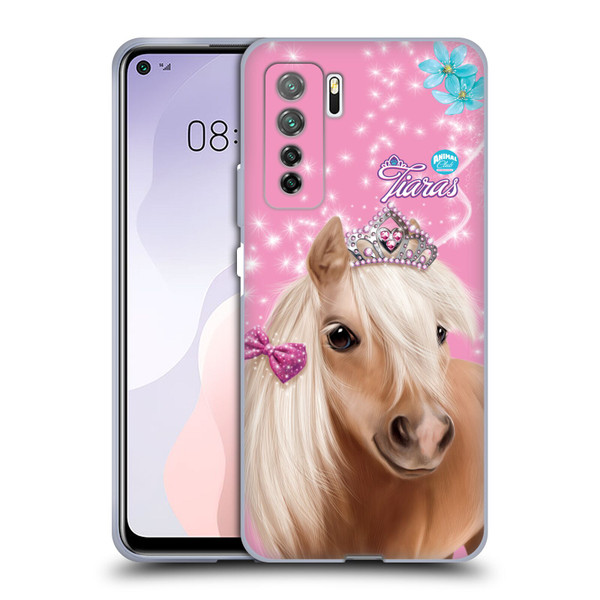 Animal Club International Royal Faces Horse Soft Gel Case for Huawei Nova 7 SE/P40 Lite 5G