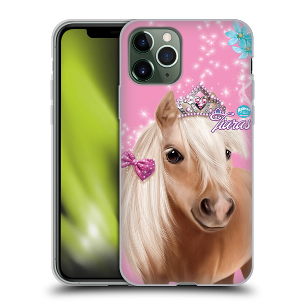 Animal Club International Royal Faces Horse Soft Gel Case for Apple iPhone 11 Pro