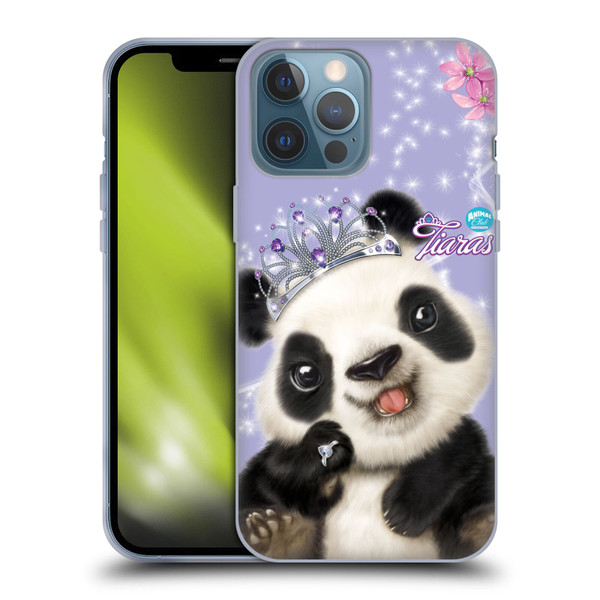 Animal Club International Royal Faces Panda Soft Gel Case for Apple iPhone 13 Pro Max