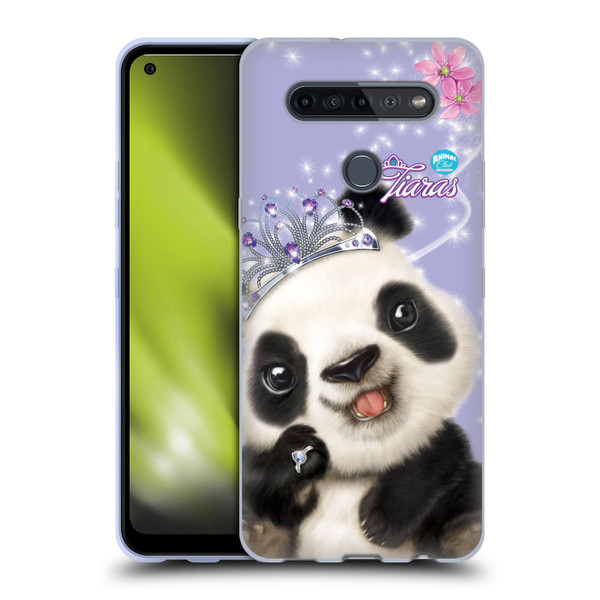 Animal Club International Royal Faces Panda Soft Gel Case for LG K51S