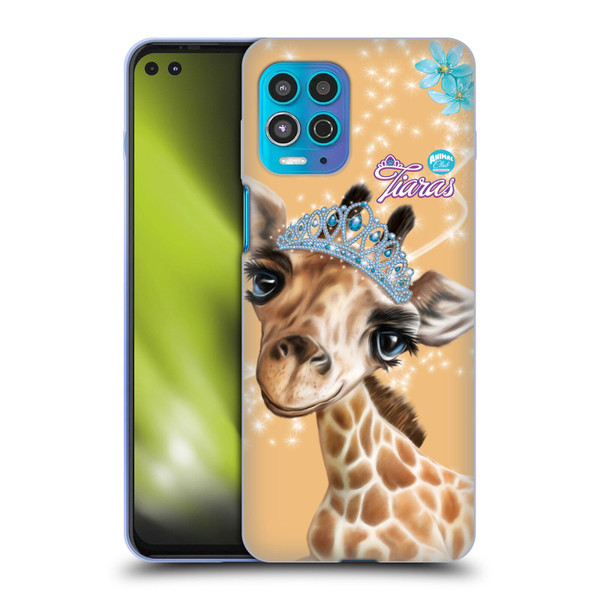 Animal Club International Royal Faces Giraffe Soft Gel Case for Motorola Moto G100