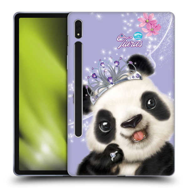 Animal Club International Royal Faces Panda Soft Gel Case for Samsung Galaxy Tab S8