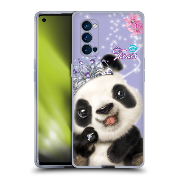 Animal Club International Royal Faces Panda Soft Gel Case for OPPO Reno 4 Pro 5G