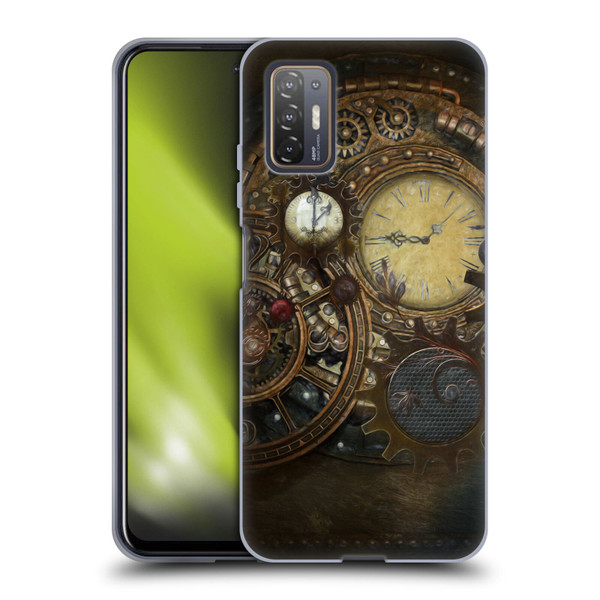 Simone Gatterwe Steampunk Clocks Soft Gel Case for HTC Desire 21 Pro 5G