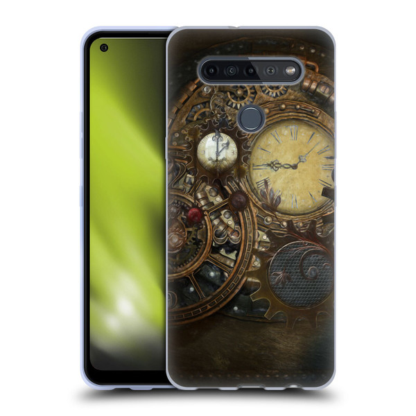 Simone Gatterwe Steampunk Clocks Soft Gel Case for LG K51S