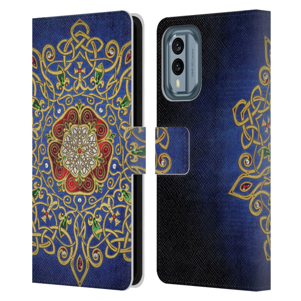 Brigid Ashwood Celtic Wisdom 3 Rose Leather Book Wallet Case Cover For Nokia X30