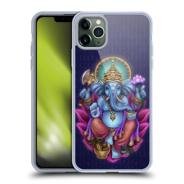 Brigid Ashwood Sacred Symbols Ganesha Soft Gel Case for Apple iPhone 11 Pro Max
