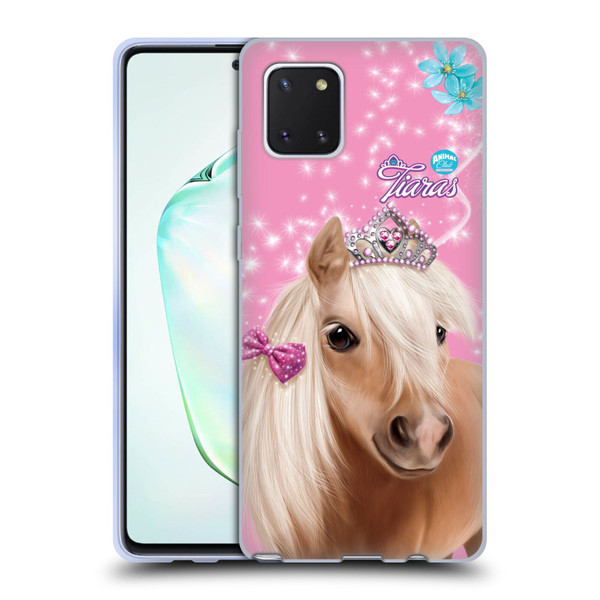 Animal Club International Royal Faces Horse Soft Gel Case for Samsung Galaxy Note10 Lite