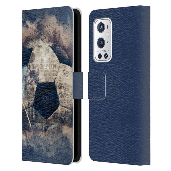Simone Gatterwe Vintage And Steampunk Grunge Soccer Leather Book Wallet Case Cover For OnePlus 9 Pro