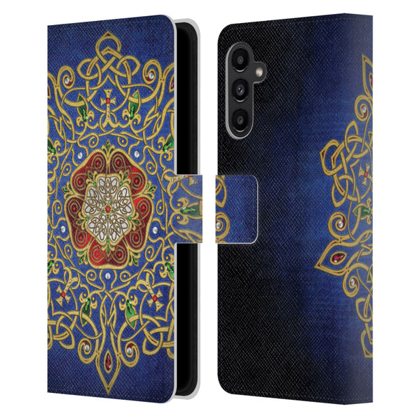 Brigid Ashwood Celtic Wisdom 3 Rose Leather Book Wallet Case Cover For Samsung Galaxy A13 5G (2021)