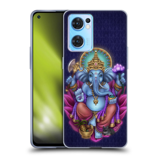 Brigid Ashwood Sacred Symbols Ganesha Soft Gel Case for OPPO Reno7 5G / Find X5 Lite