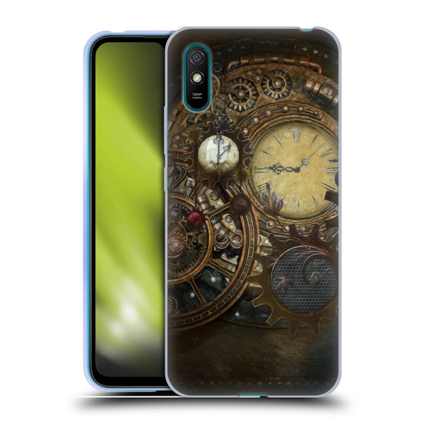Simone Gatterwe Steampunk Clocks Soft Gel Case for Xiaomi Redmi 9A / Redmi 9AT