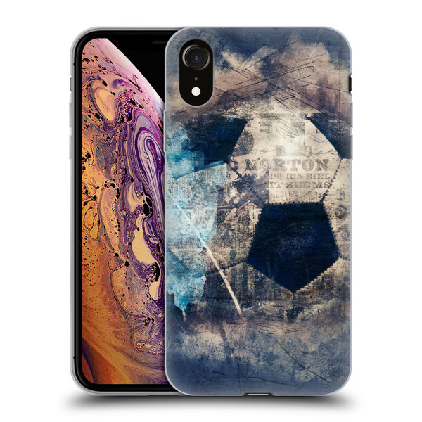 Simone Gatterwe Vintage And Steampunk Grunge Soccer Soft Gel Case for Apple iPhone XR