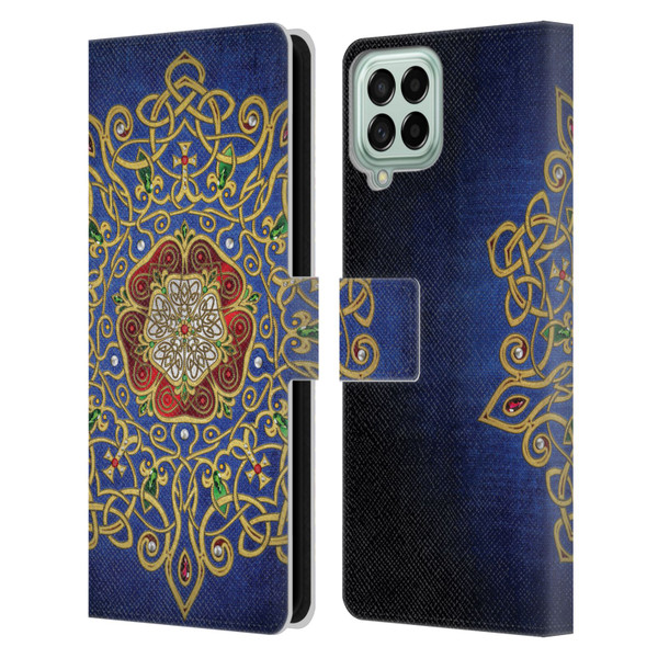 Brigid Ashwood Celtic Wisdom 3 Rose Leather Book Wallet Case Cover For Samsung Galaxy M33 (2022)