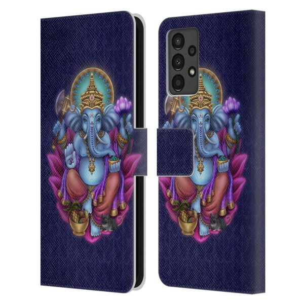 Brigid Ashwood Sacred Symbols Ganesha Leather Book Wallet Case Cover For Samsung Galaxy A13 (2022)