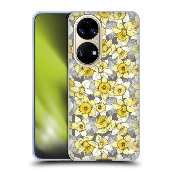 Micklyn Le Feuvre Florals Daffodil Daze Soft Gel Case for Huawei P50