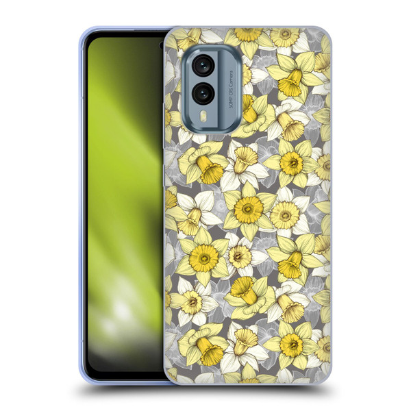Micklyn Le Feuvre Florals Daffodil Daze Soft Gel Case for Nokia X30