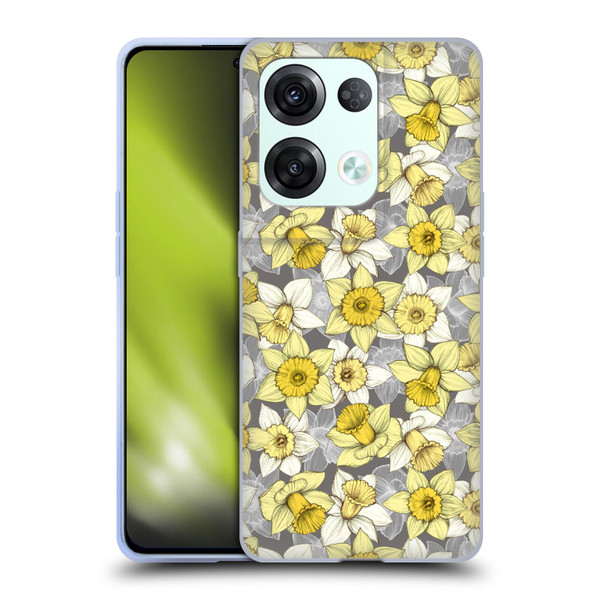 Micklyn Le Feuvre Florals Daffodil Daze Soft Gel Case for OPPO Reno8 Pro