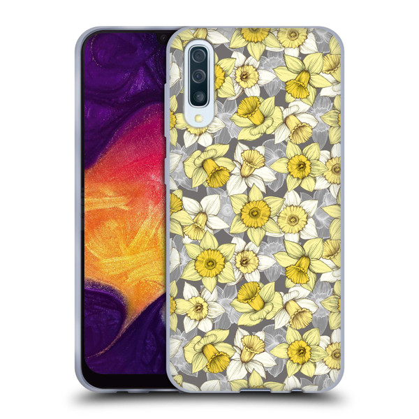 Micklyn Le Feuvre Florals Daffodil Daze Soft Gel Case for Samsung Galaxy A50/A30s (2019)