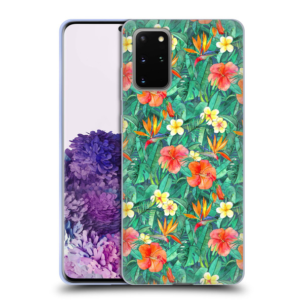 Micklyn Le Feuvre Florals Classic Tropical Garden Soft Gel Case for Samsung Galaxy S20+ / S20+ 5G