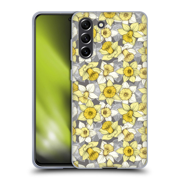 Micklyn Le Feuvre Florals Daffodil Daze Soft Gel Case for Samsung Galaxy S21 FE 5G