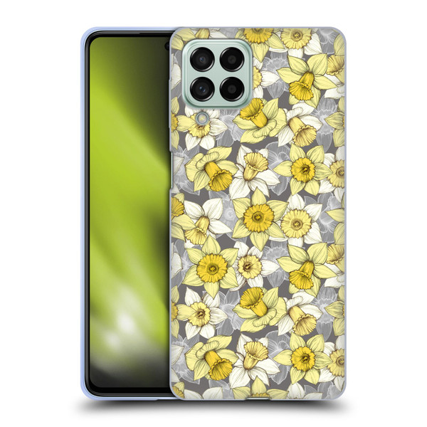 Micklyn Le Feuvre Florals Daffodil Daze Soft Gel Case for Samsung Galaxy M53 (2022)
