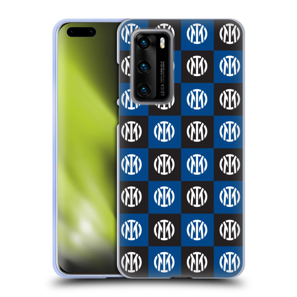Fc Internazionale Milano Patterns Crest Soft Gel Case for Huawei P40 5G