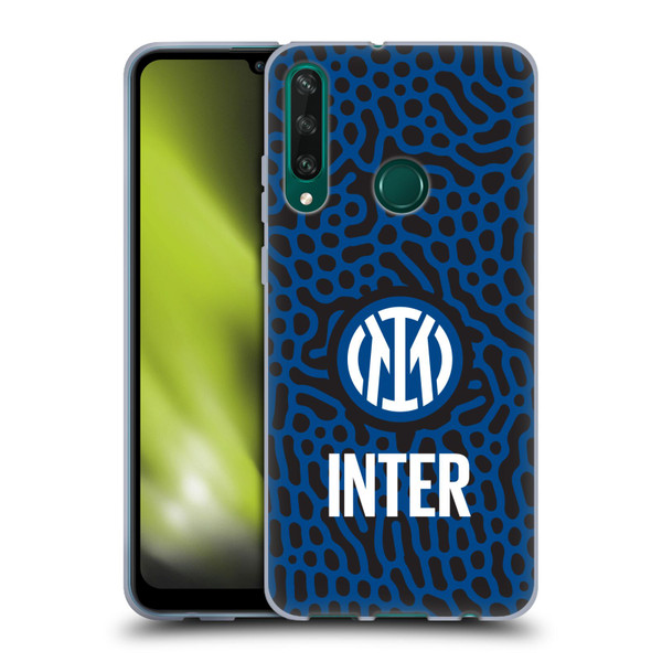 Fc Internazionale Milano Patterns Abstract 2 Soft Gel Case for Huawei Y6p