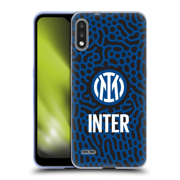 Fc Internazionale Milano Patterns Abstract 2 Soft Gel Case for LG K22
