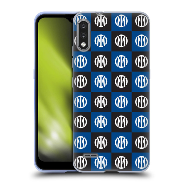 Fc Internazionale Milano Patterns Crest Soft Gel Case for LG K22