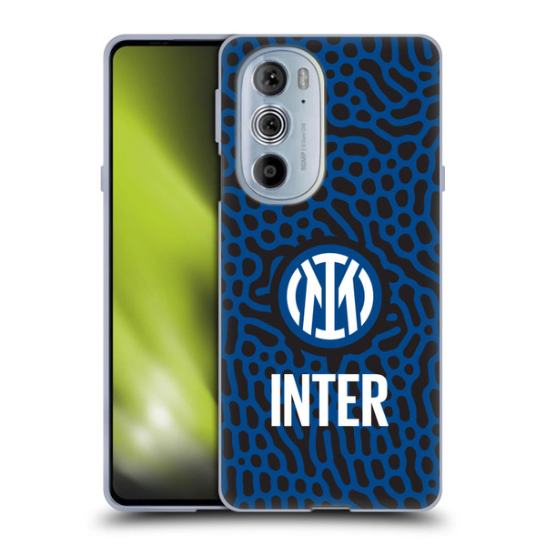Fc Internazionale Milano Patterns Abstract 2 Soft Gel Case for Motorola Edge X30