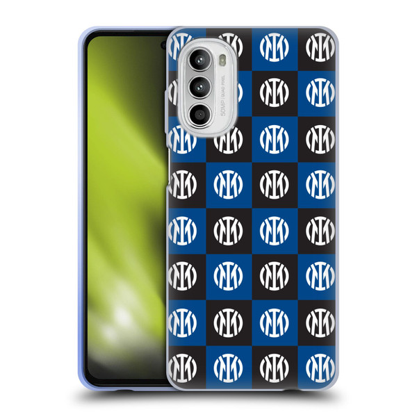 Fc Internazionale Milano Patterns Crest Soft Gel Case for Motorola Moto G52