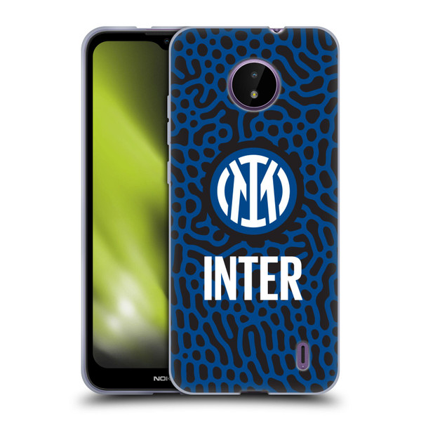 Fc Internazionale Milano Patterns Abstract 2 Soft Gel Case for Nokia C10 / C20