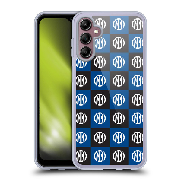 Fc Internazionale Milano Patterns Crest Soft Gel Case for Samsung Galaxy A14 5G