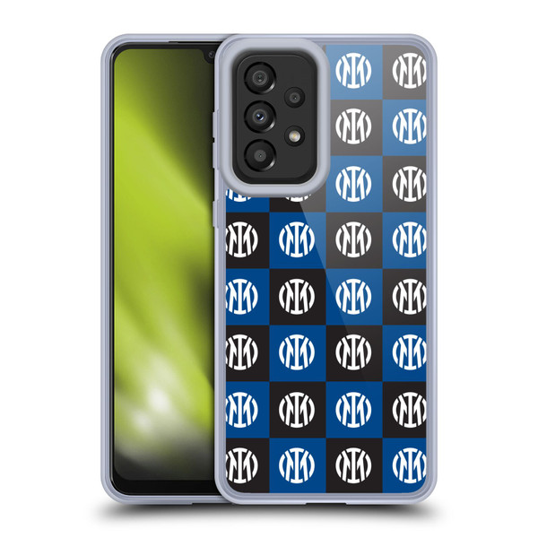 Fc Internazionale Milano Patterns Crest Soft Gel Case for Samsung Galaxy A33 5G (2022)
