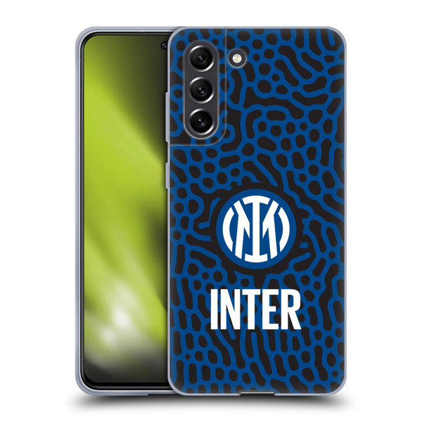 Fc Internazionale Milano Patterns Abstract 2 Soft Gel Case for Samsung Galaxy S21 FE 5G