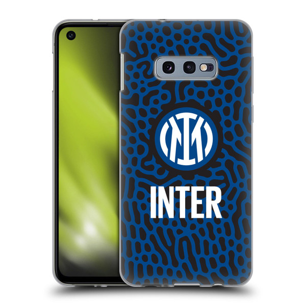 Fc Internazionale Milano Patterns Abstract 2 Soft Gel Case for Samsung Galaxy S10e