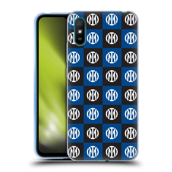 Fc Internazionale Milano Patterns Crest Soft Gel Case for Xiaomi Redmi 9A / Redmi 9AT