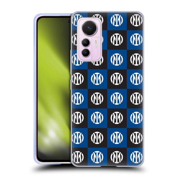 Fc Internazionale Milano Patterns Crest Soft Gel Case for Xiaomi 12 Lite
