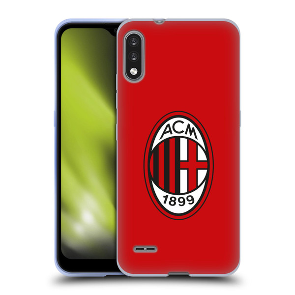 AC Milan Crest Full Colour Red Soft Gel Case for LG K22