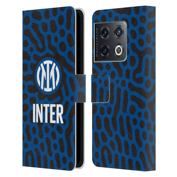 Fc Internazionale Milano Patterns Abstract 2 Leather Book Wallet Case Cover For OnePlus 10 Pro