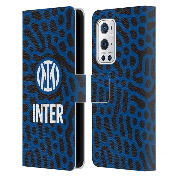 Fc Internazionale Milano Patterns Abstract 2 Leather Book Wallet Case Cover For OnePlus 9 Pro