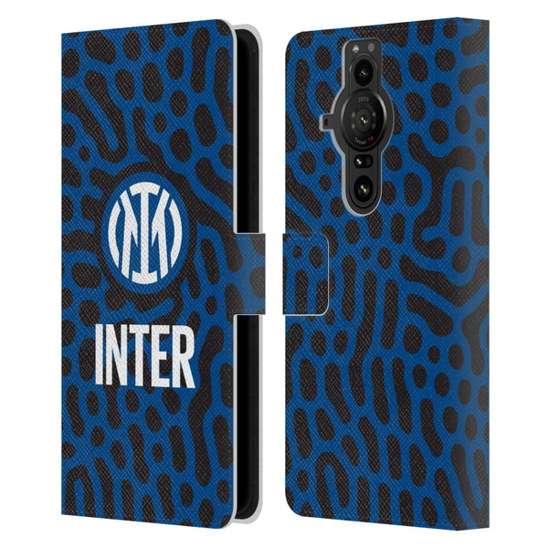 Fc Internazionale Milano Patterns Abstract 2 Leather Book Wallet Case Cover For Sony Xperia Pro-I