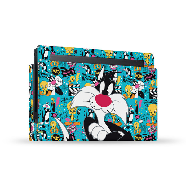 Looney Tunes Graphics and Characters Sylvester The Cat Vinyl Sticker Skin Decal Cover for Nintendo Switch Console & Dock