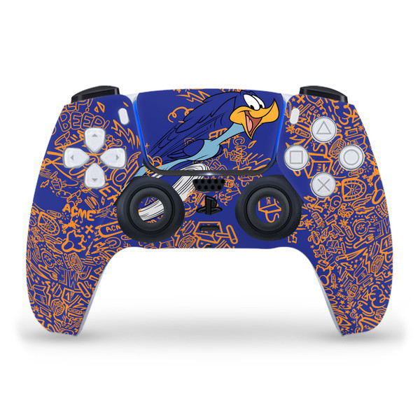 Looney Tunes Graphics and Characters Road Runner Vinyl Sticker Skin Decal Cover for Sony PS5 Sony DualSense Controller