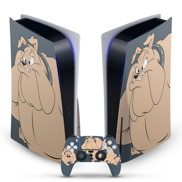 Looney Tunes Graphics and Characters Hector The Bulldog Vinyl Sticker Skin Decal Cover for Sony PS5 Disc Edition Bundle