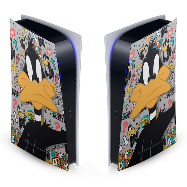 Looney Tunes Graphics and Characters Daffy Duck Vinyl Sticker Skin Decal Cover for Sony PS5 Digital Edition Console