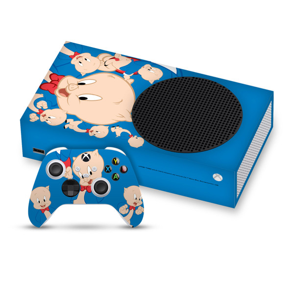 Looney Tunes Graphics and Characters Porky Pig Vinyl Sticker Skin Decal Cover for Microsoft Series S Console & Controller