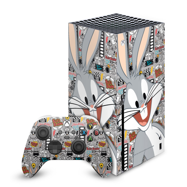 Looney Tunes Graphics and Characters Bugs Bunny Vinyl Sticker Skin Decal Cover for Microsoft Series X Console & Controller