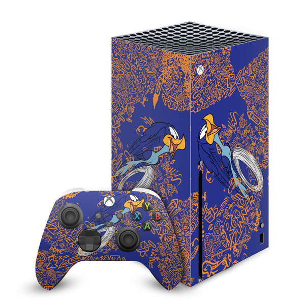 Looney Tunes Graphics and Characters Road Runner Vinyl Sticker Skin Decal Cover for Microsoft Series X Console & Controller